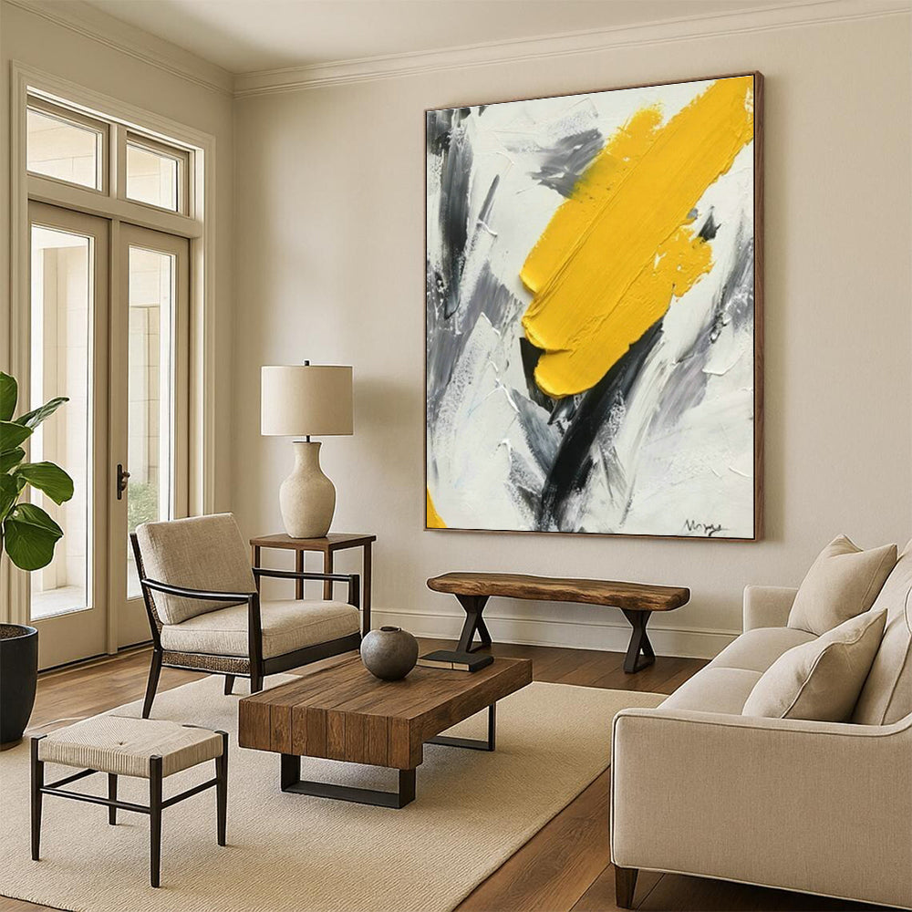 Hand-Painted Abstract Art for Dining Room and Hallway DLZ1457