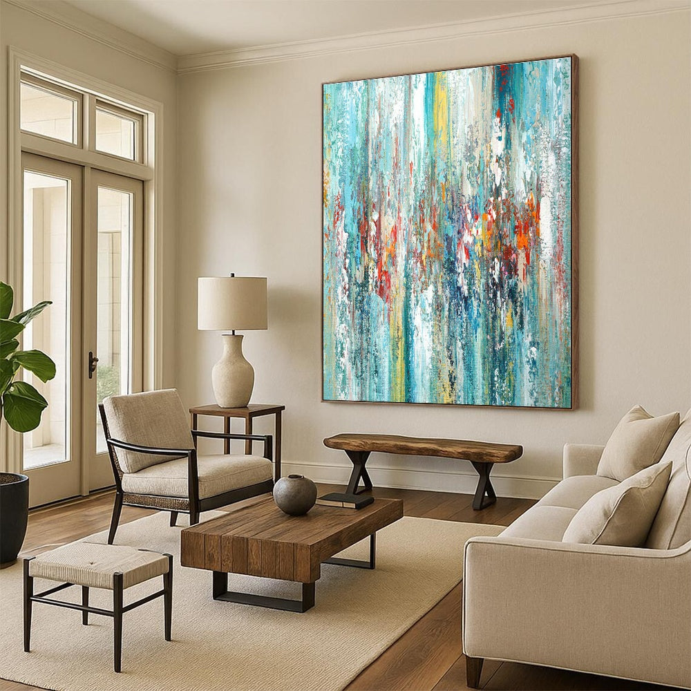 Enormous - Scale Custom Abstract Art for Office Creativity DLZ0441