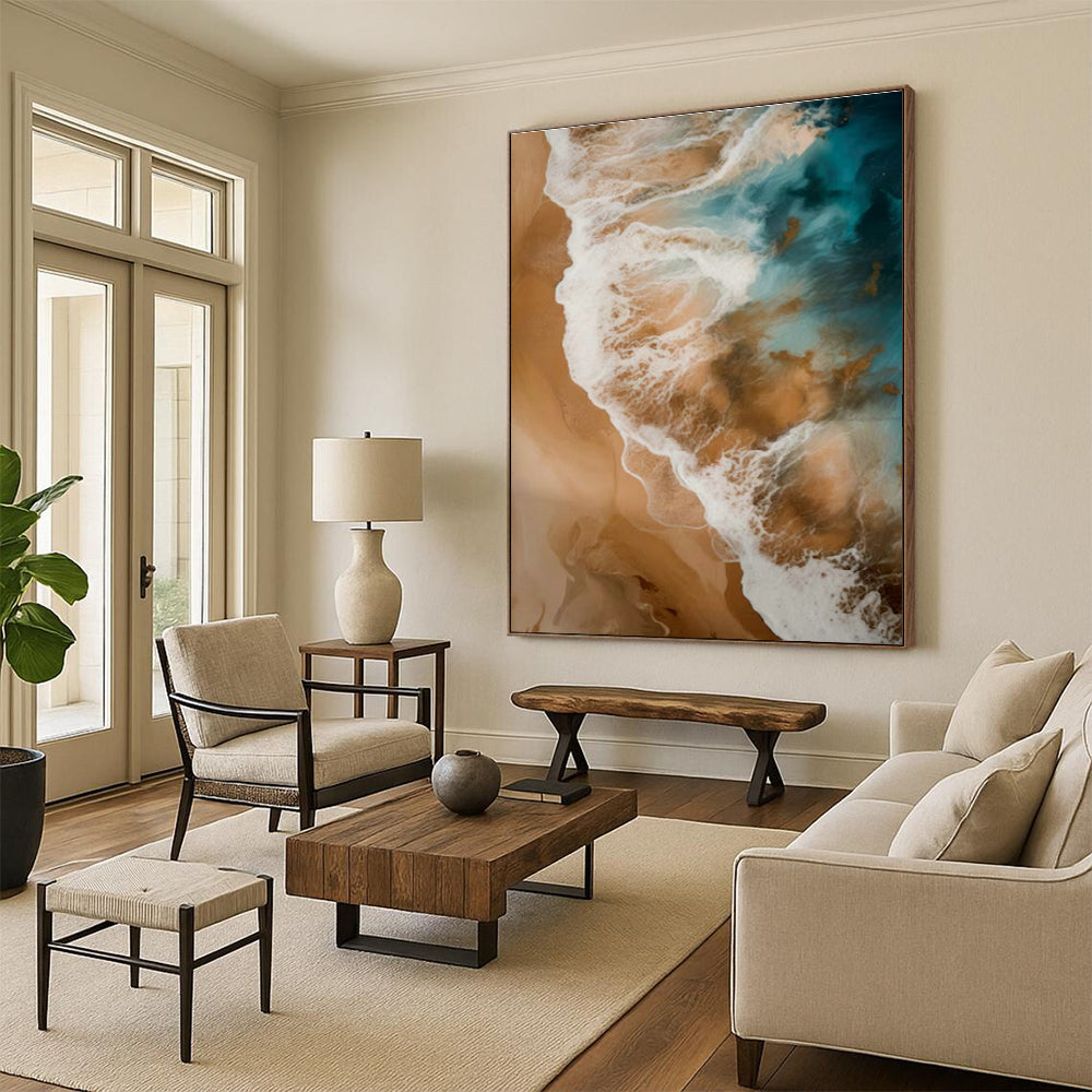 Hand-Crafted Abstract Wall Decor for Cottage Living Room & Office DLZ1646