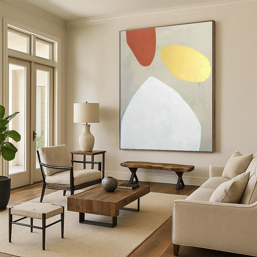 Extra-large Custom Handmade Abstract Painting for Entryway Mail Sorting Wall and Hallway Luggage Storage Niche DLZ1893