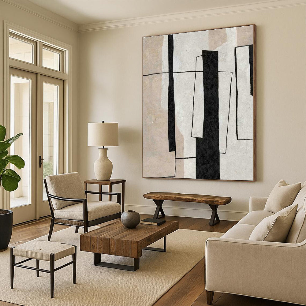 Gigantic Tailored Handmade Abstract Painting for Entryway & Living Room DLZ2067