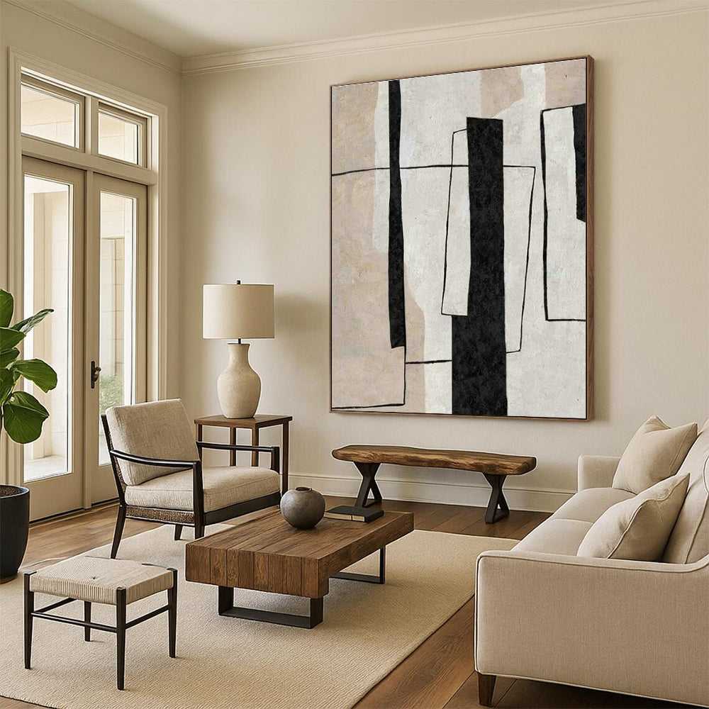 Large Customizable Handmade Abstract Wall Decor for Living Room Console Table Back Wall and Bedroom Dresser Mirror Wall DLZ2006