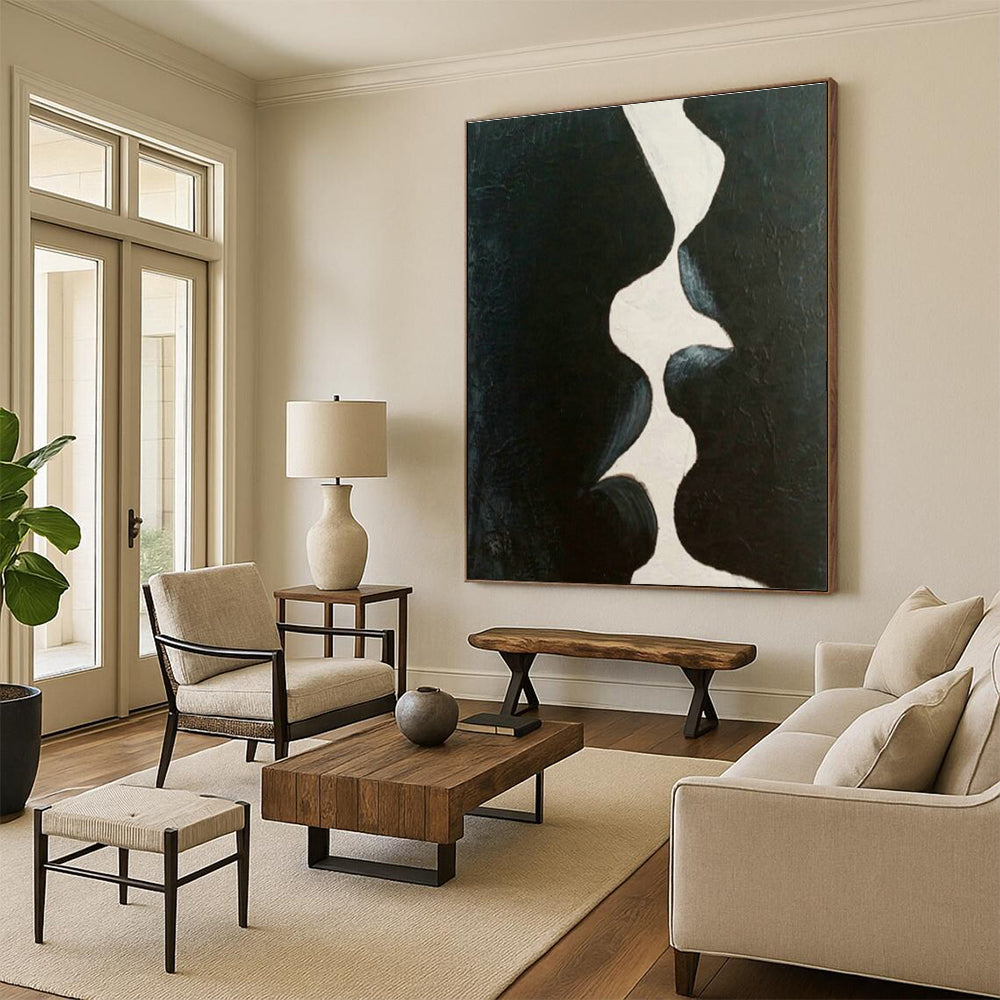 Immense Ultra - Custom Handmade Abstract Painting for Bedroom & Dining Room DLZ2114