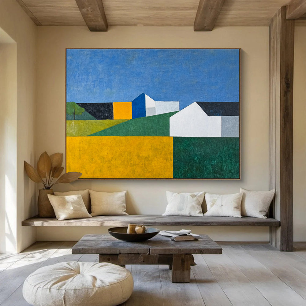 Colorful Rural Landscape Abstract Painting DYP102