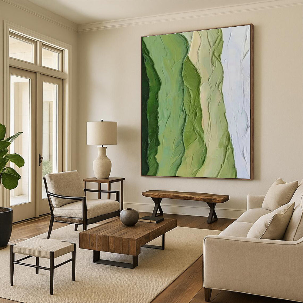 Customizable Handmade Abstract Wall Art for Dining Room and Hallway DLZ1479
