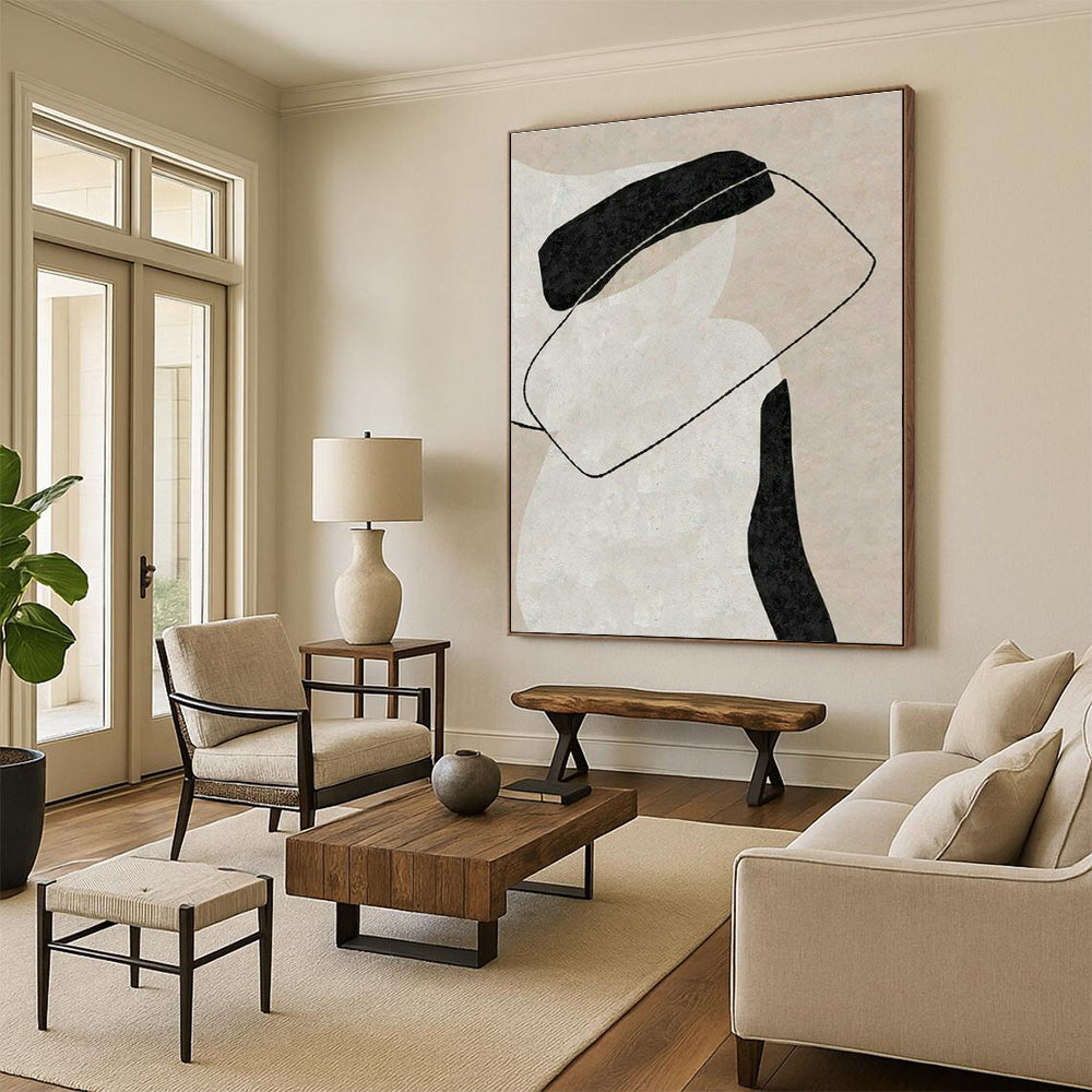 Big, Personalized Handmade Abstract Canvas for Cottage & Bedroom DLZ2050
