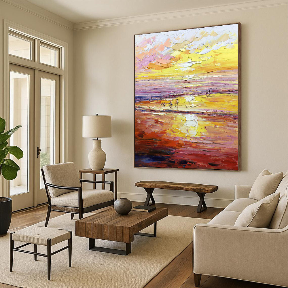 Oversized Custom Abstract Art for Hallway & Bedroom DLZ1313