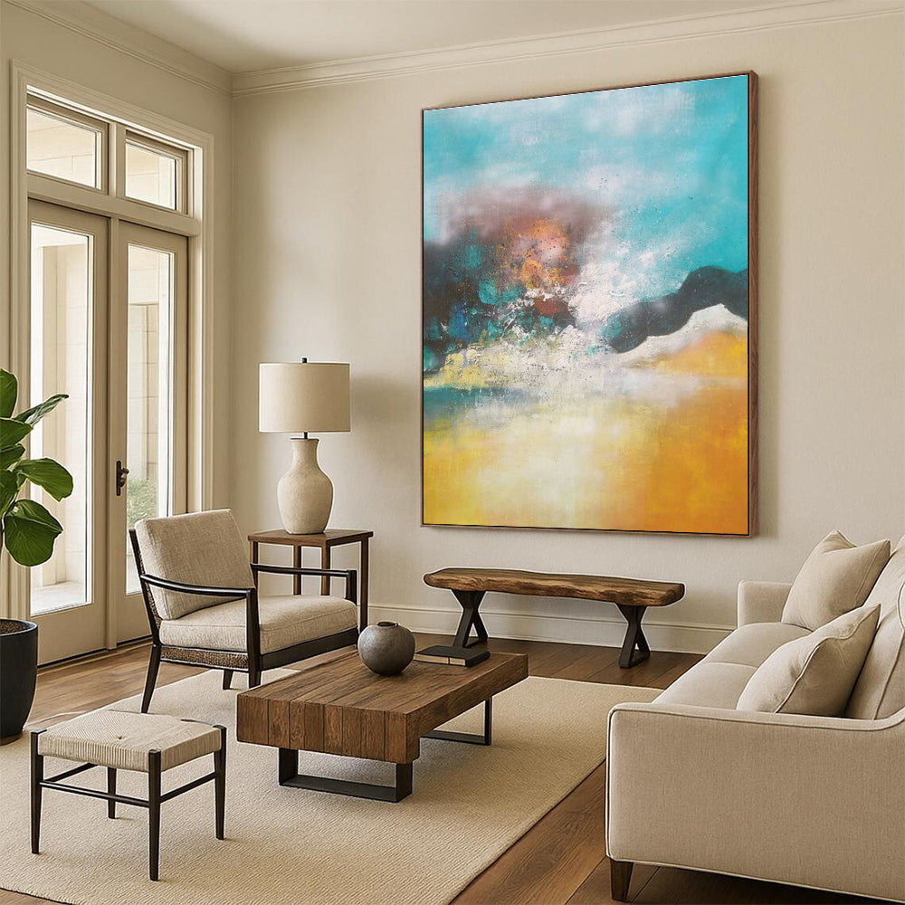 Custom Abstract Canvases for Bedroom and Dining Room DLZ0771