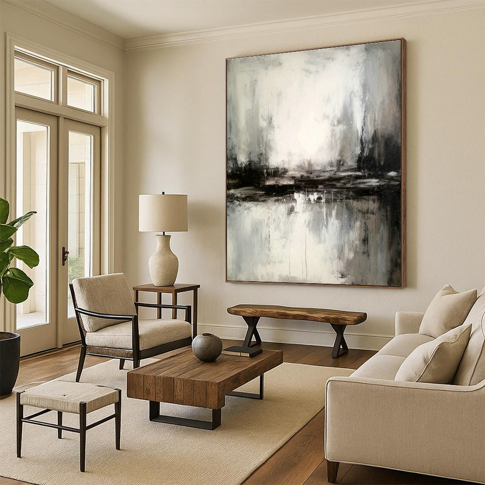 Original Handmade Abstract Canvas for Dining Room Tablecloth Storage Wall & Entryway Rain Boot Mat Wall DLZ1805