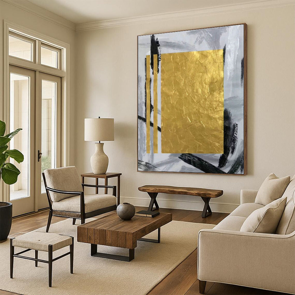 Tremendous, Time - Lapse Custom Hand - Painted Abstracts for Dining Room Intrigue DLZ0467