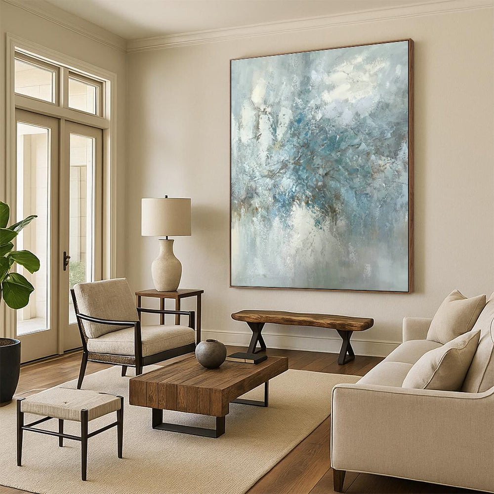 Enormous, Solar - Powered Custom Abstract Art for Office Sustainability DLZ0475