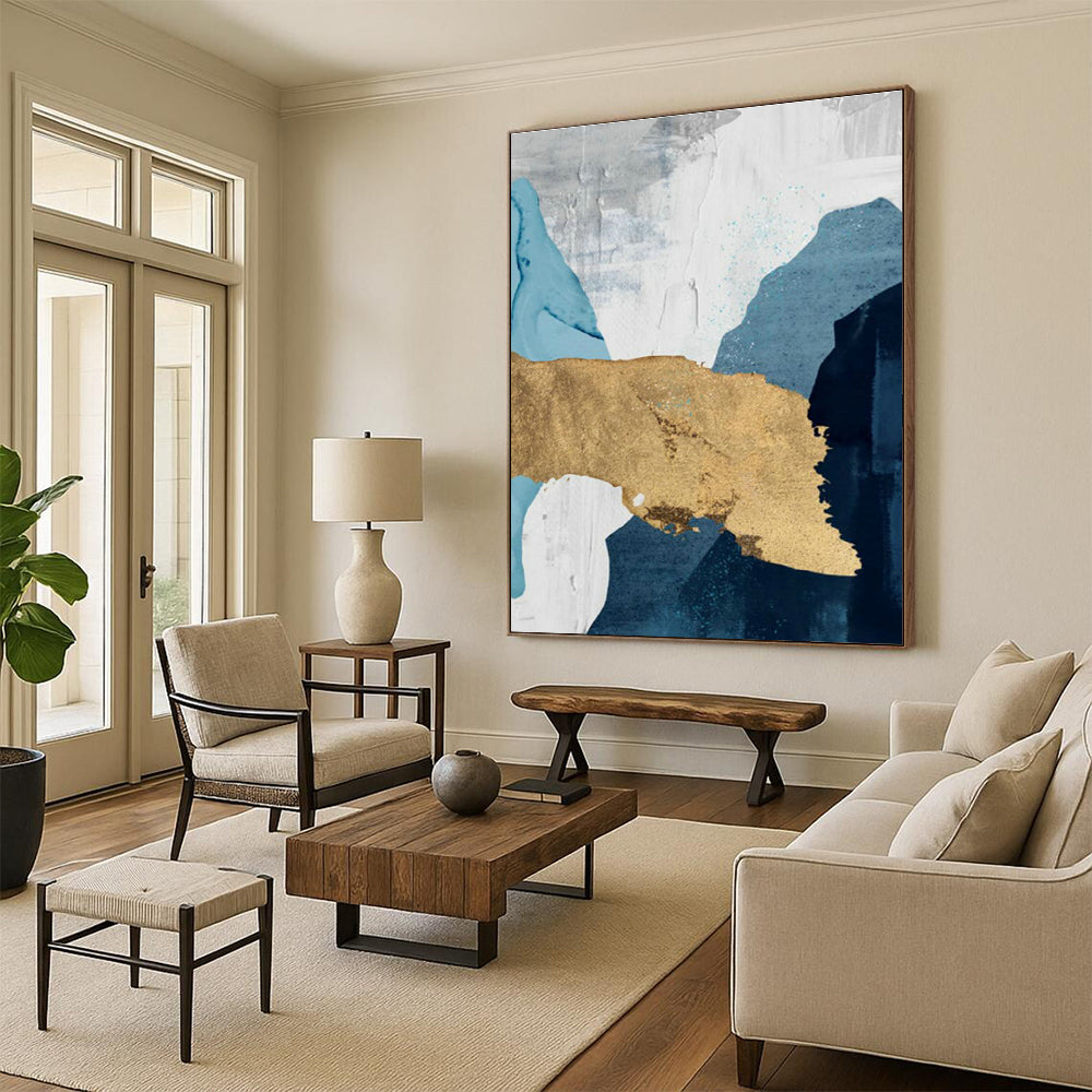 Stupendous Custom - Designed Handmade Abstract Canvas for Office & Bedroom DLZ2227