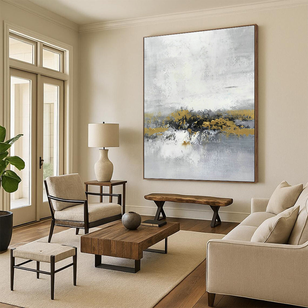 Custom - Crafted Hand - Painted Abstract Art for Bedroom & Cottage Office DLZ0572