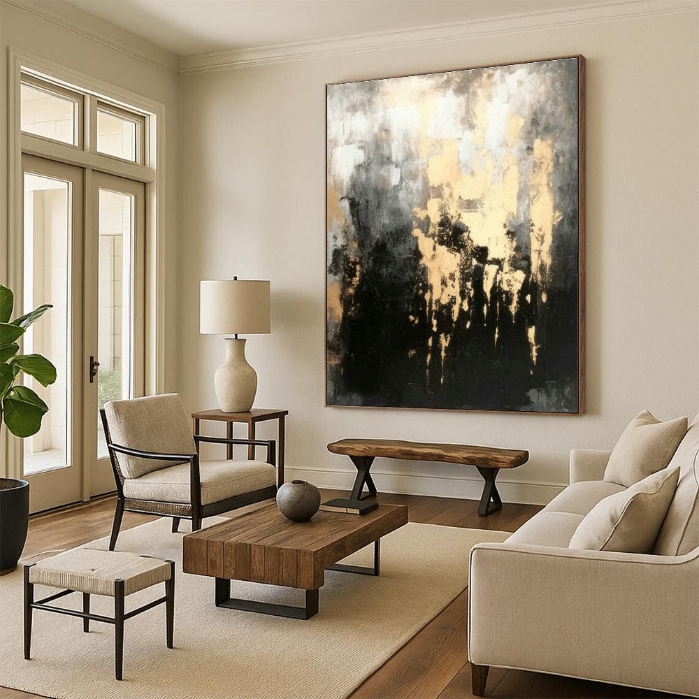 Titanic - Depth Custom Hand - Painted Abstracts for Dining Room Drama DLZ0440