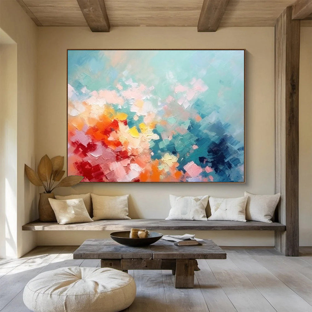 Pastel Colored Abstract Painting THY057