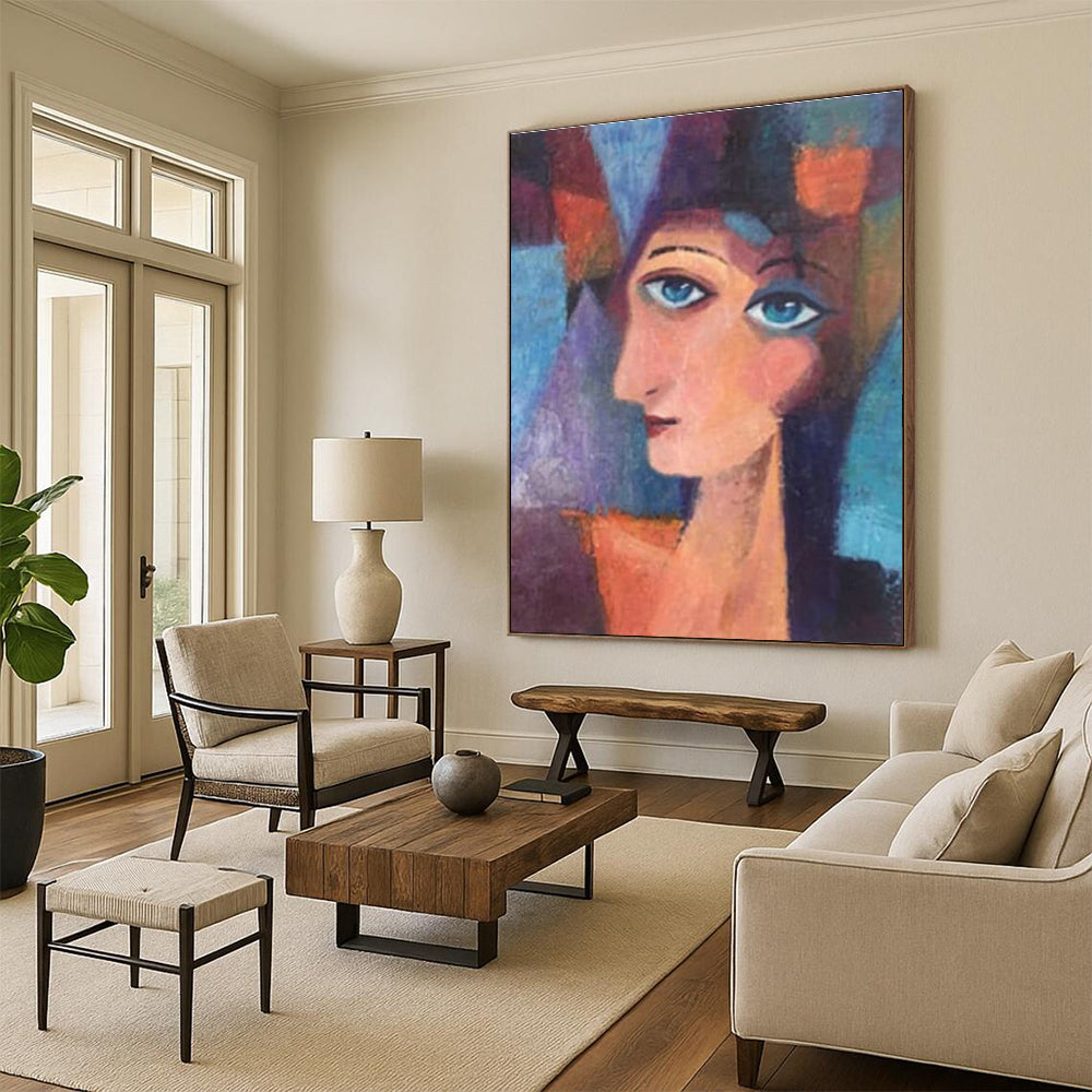 Hand - Painted Abstract Murals for Hallway and Entryway DLZ0629