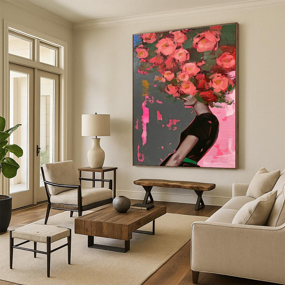Giant, Panoramic Custom Abstract Canvases for Bedroom Immersion DLZ0458