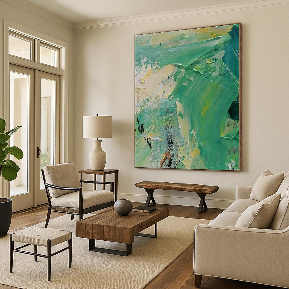 Oversized Handmade Abstract Painting for Office & Hallway DLZ1277