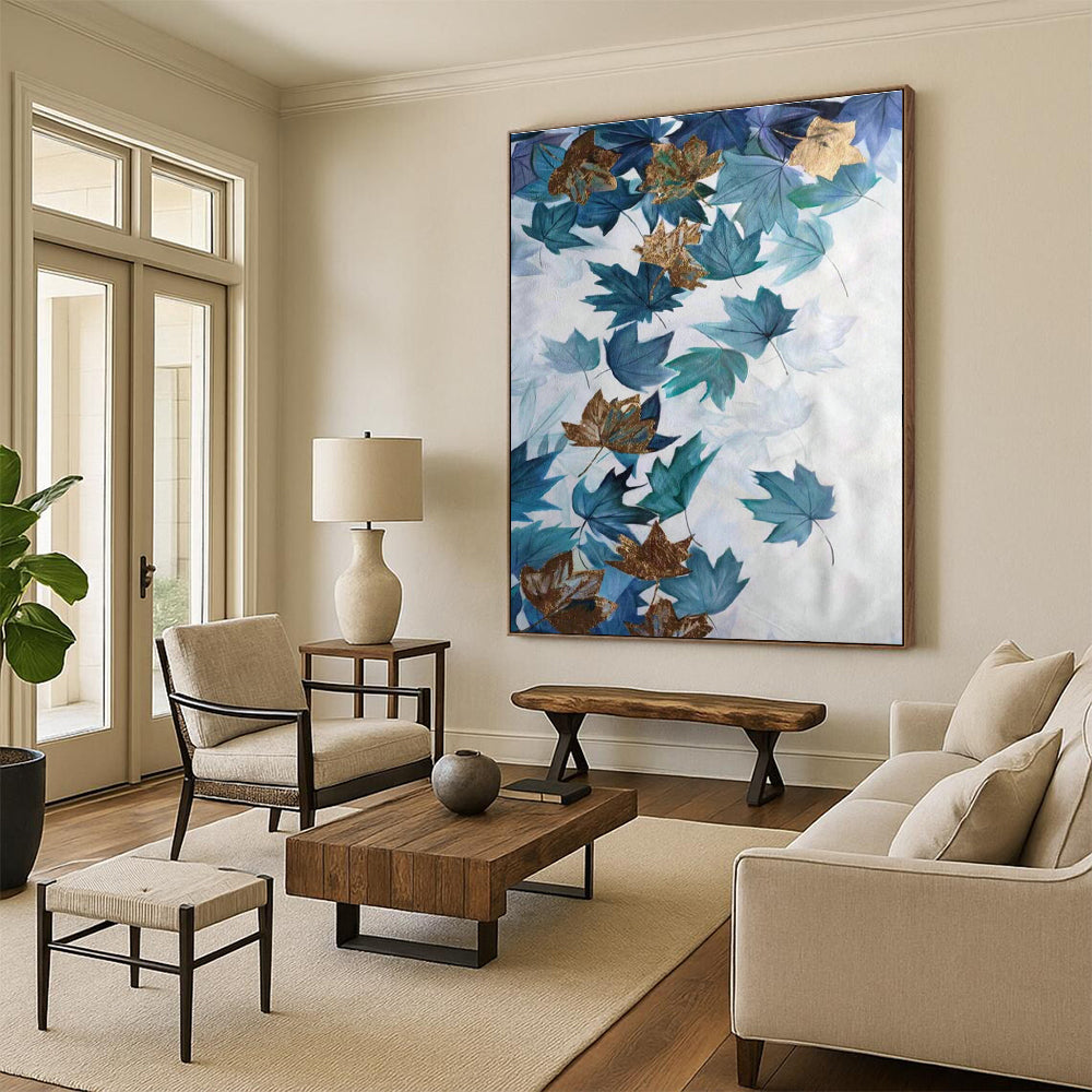 Custom Hand - Painted Abstract Murals for Bedroom and Hallway DLZ0774