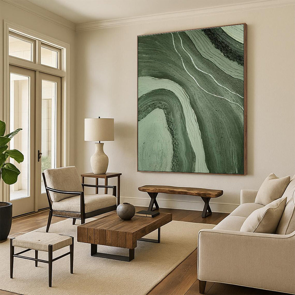 Tremendous Custom-Built Hand Painted Abstract Artwork for Dining Room & Hallway DLZ2184