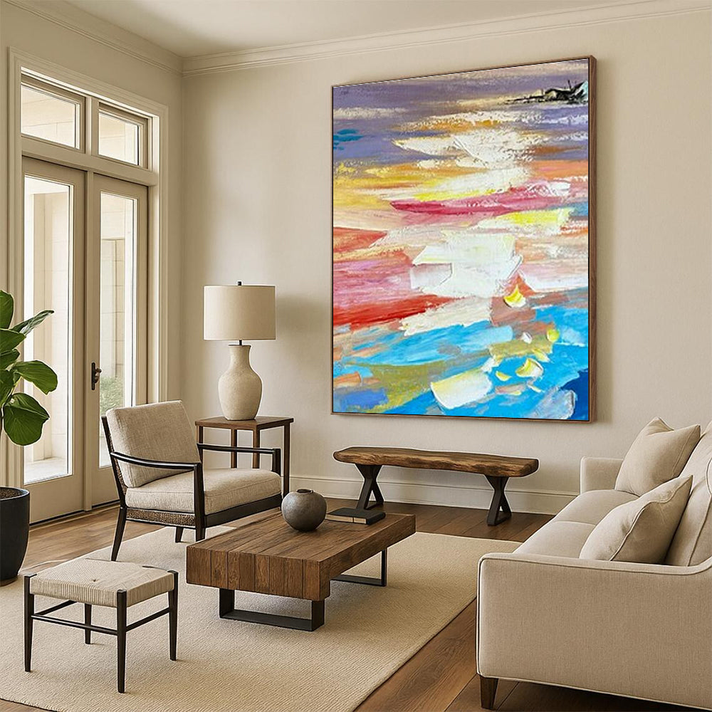 Hand-Crafted Abstract Decor for Bedroom and Cottage Office DLZ1601