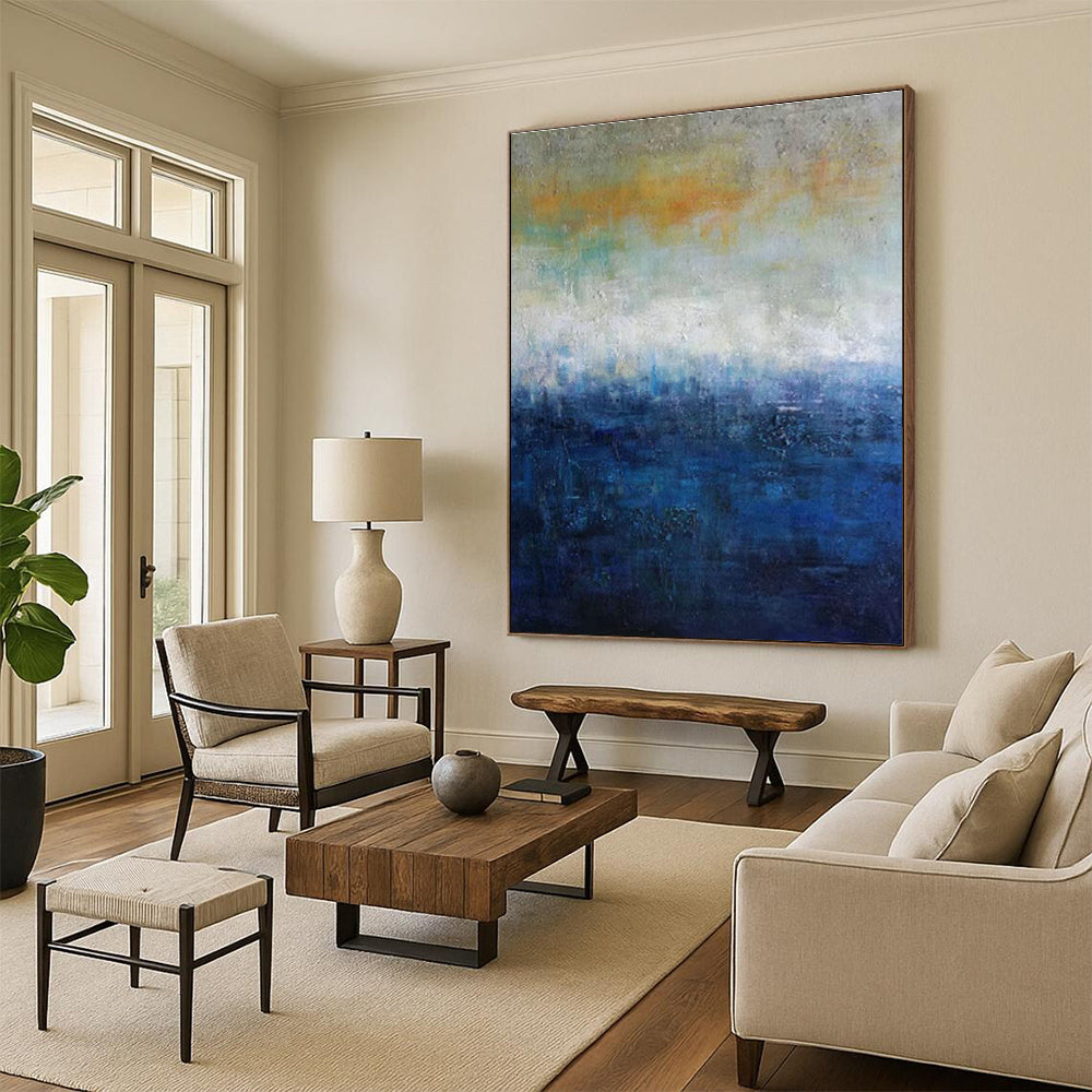Massive Custom - Sized Abstract Artwork for Living Room & Dining Room DLZ2259