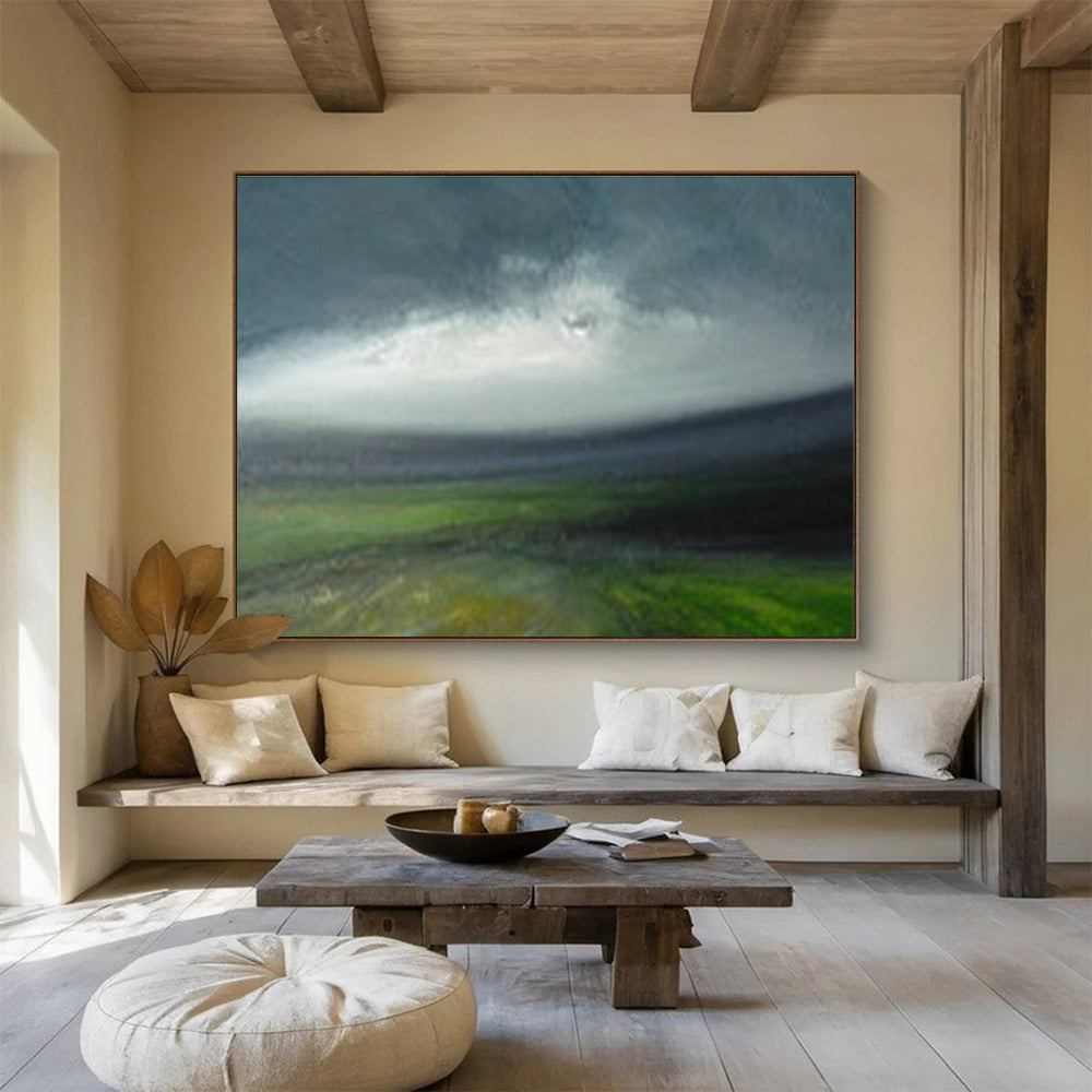 Misty Landscape Abstraction Abstract Painting THY005