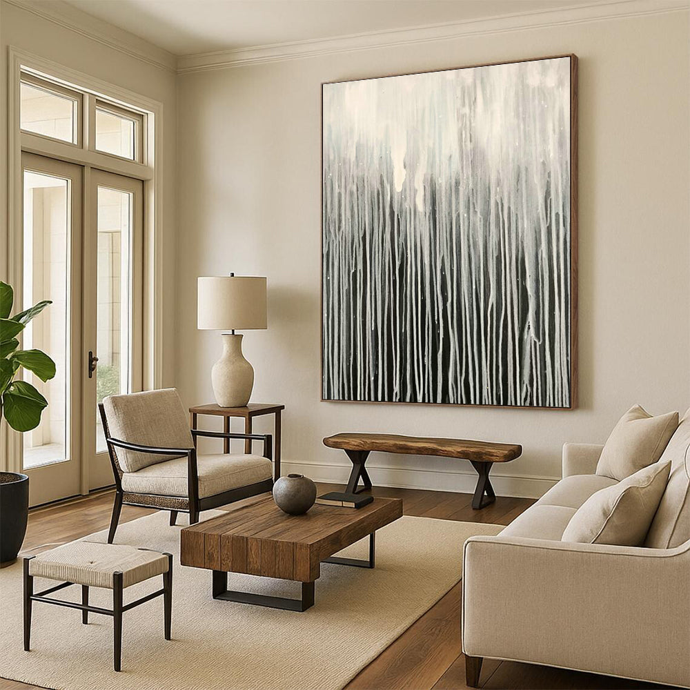 Stupendous, Self - Cleaning Custom Abstract Paintings for Living Room Ease DLZ0480
