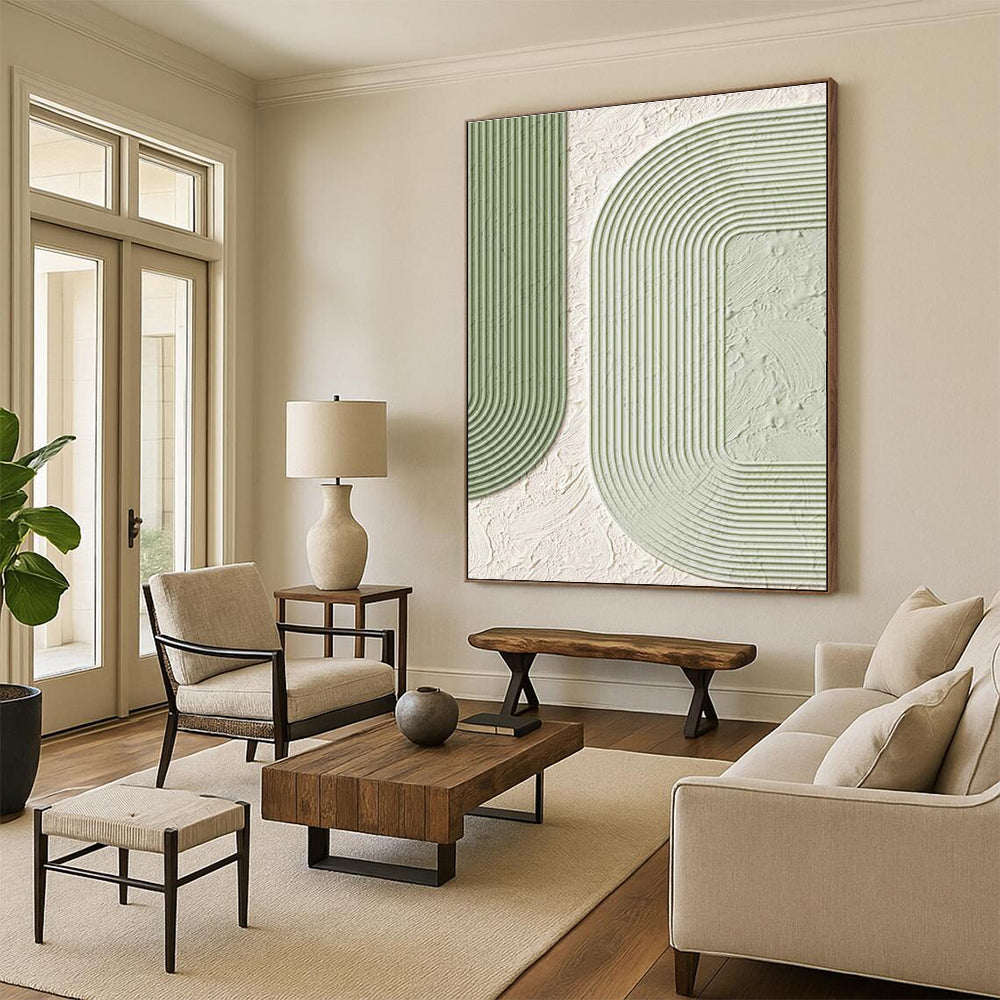 Extra-Gigantic Custom-Crafted Handmade Abstract Painting for Bedroom & Dining Room DLZ2193