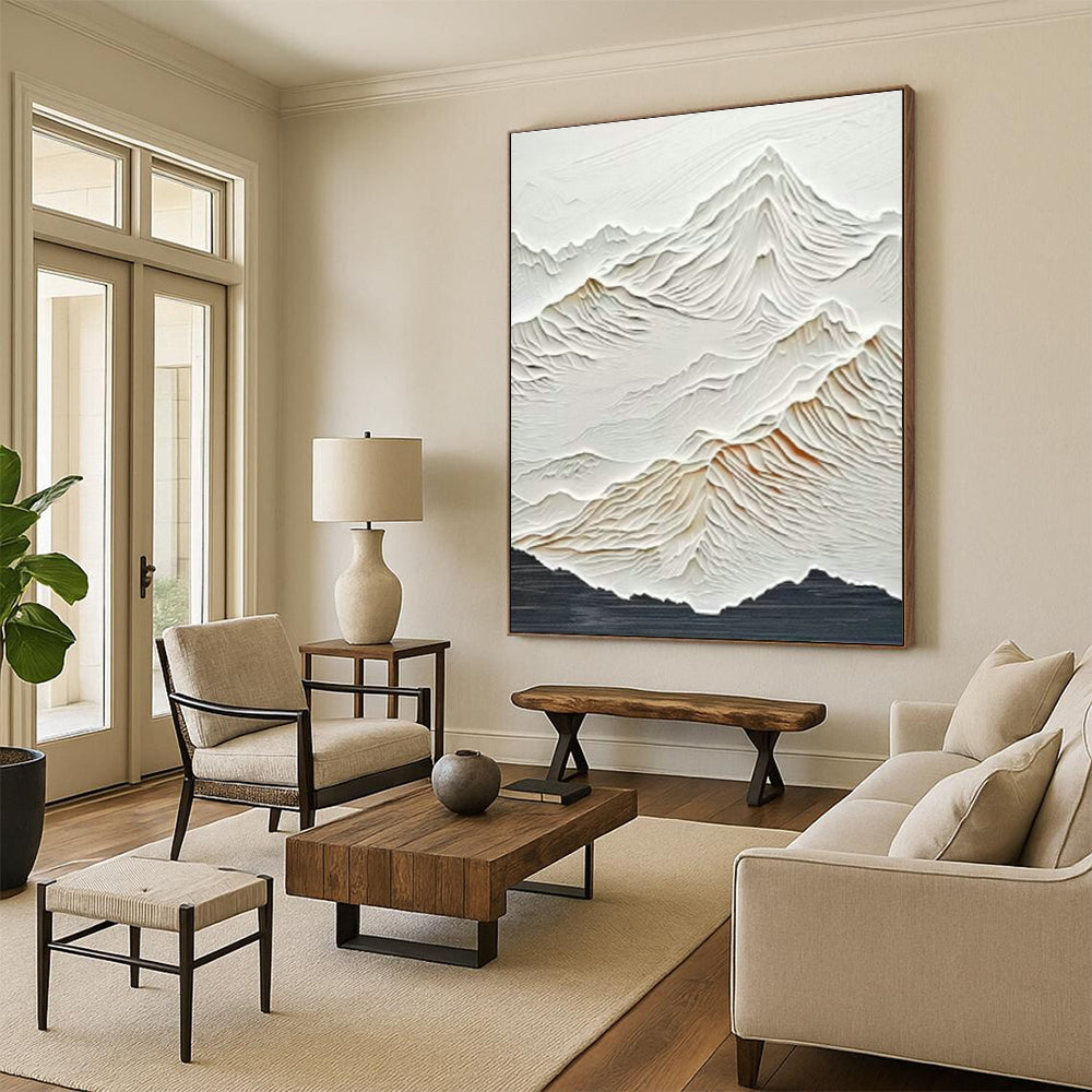Hand-Painted Custom Oversized Abstract Wall Art for Bedroom & Living Room DLZ0992