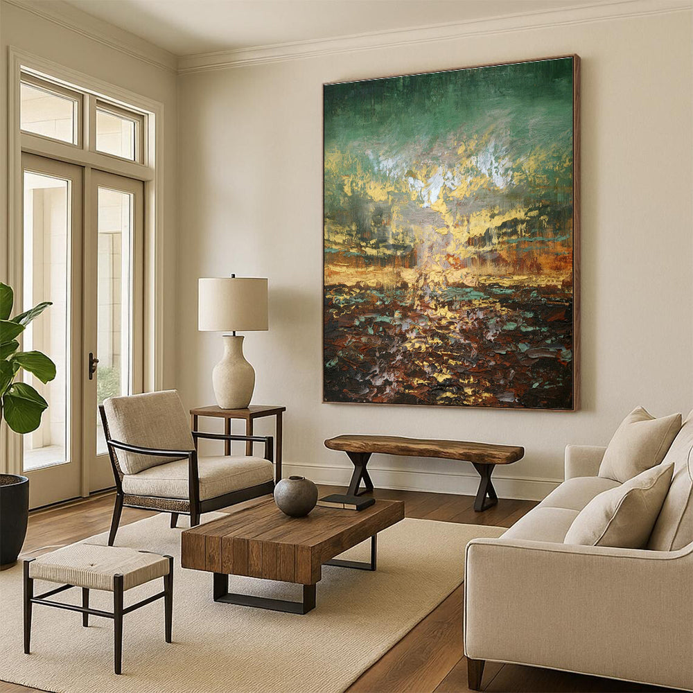 Monumental - Depth Custom Abstract Art for Office Presence DLZ0448