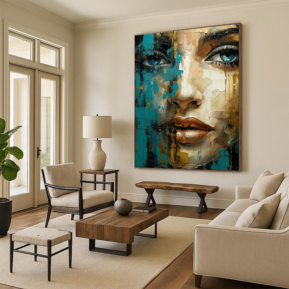 Hand-Crafted Abstract Wall Decor for Office and Cottage Bedroom DLZ1546