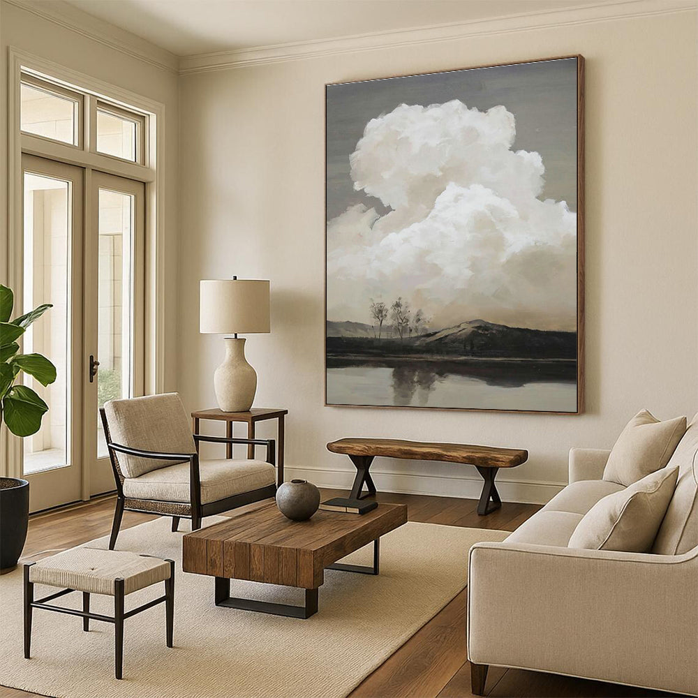 Gigantic Custom - Engineered Hand Painted Abstract Wall Art for Living Room & Office DLZ2139