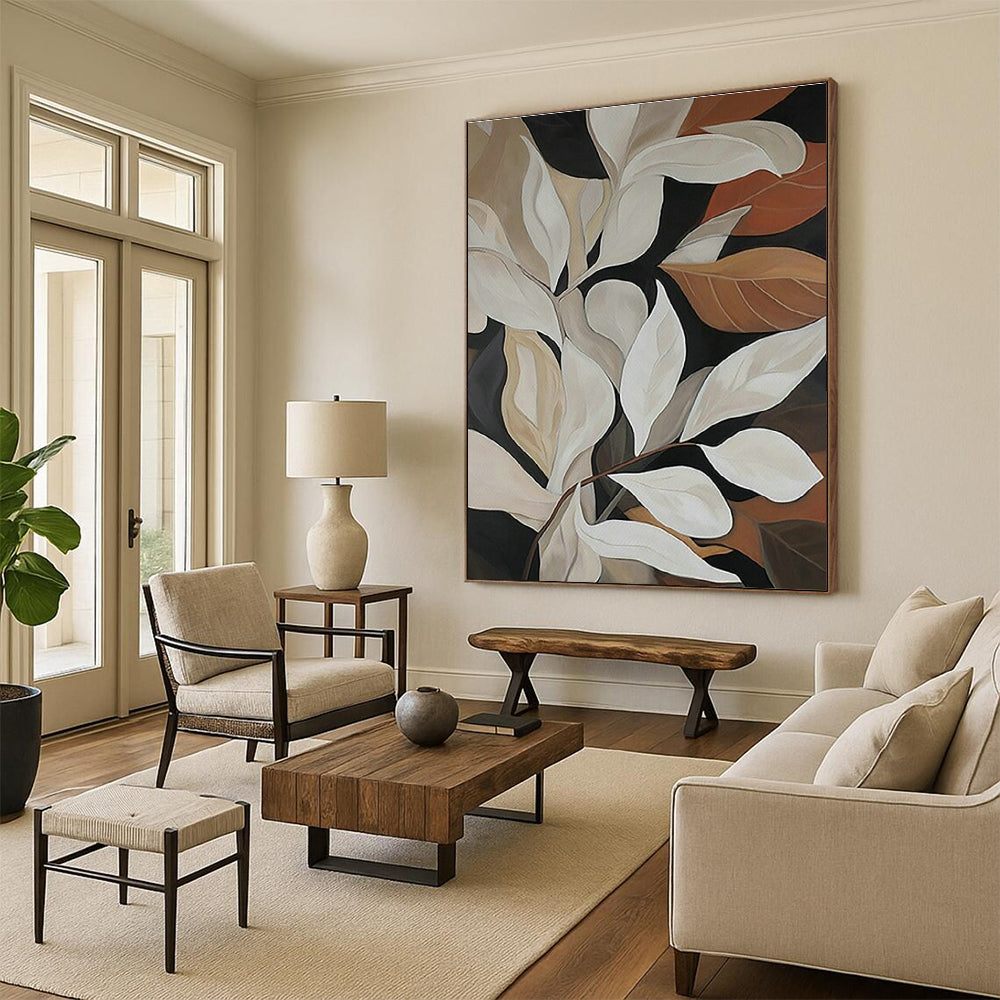 Large Custom Handmade Abstract Wall Art for Hallway and Dining Room DLZ1512