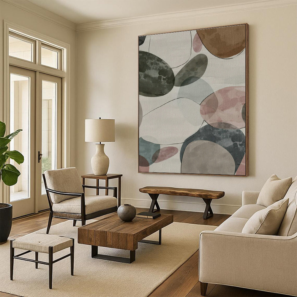 Colossal Tailored Abstract Canvas for Cottage Office & Entryway DLZ1164