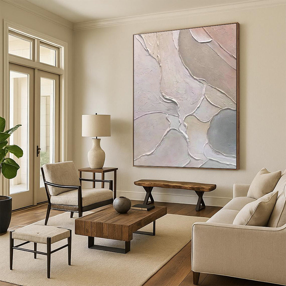 Colossal - Sized Custom Abstract Paintings for Entryway Coat Closets & Office Print Rooms DLZ0621