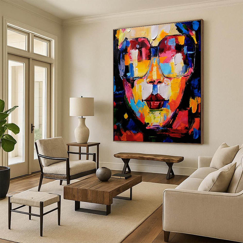 Handmade Abstract Wall Decor for Cottage Office & Entryway DLZ2352