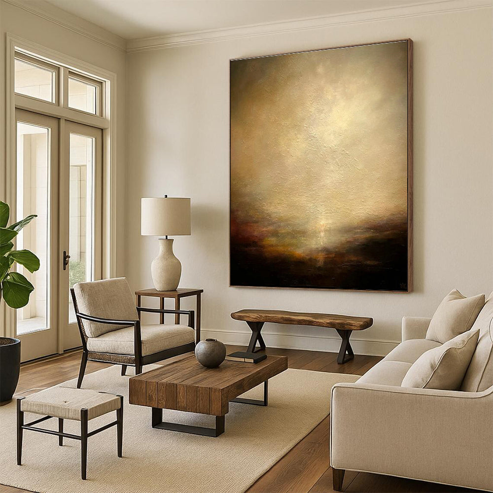 Vast Custom - Built Hand Painted Abstract Wall Art for Cottage & Bedroom DLZ2234