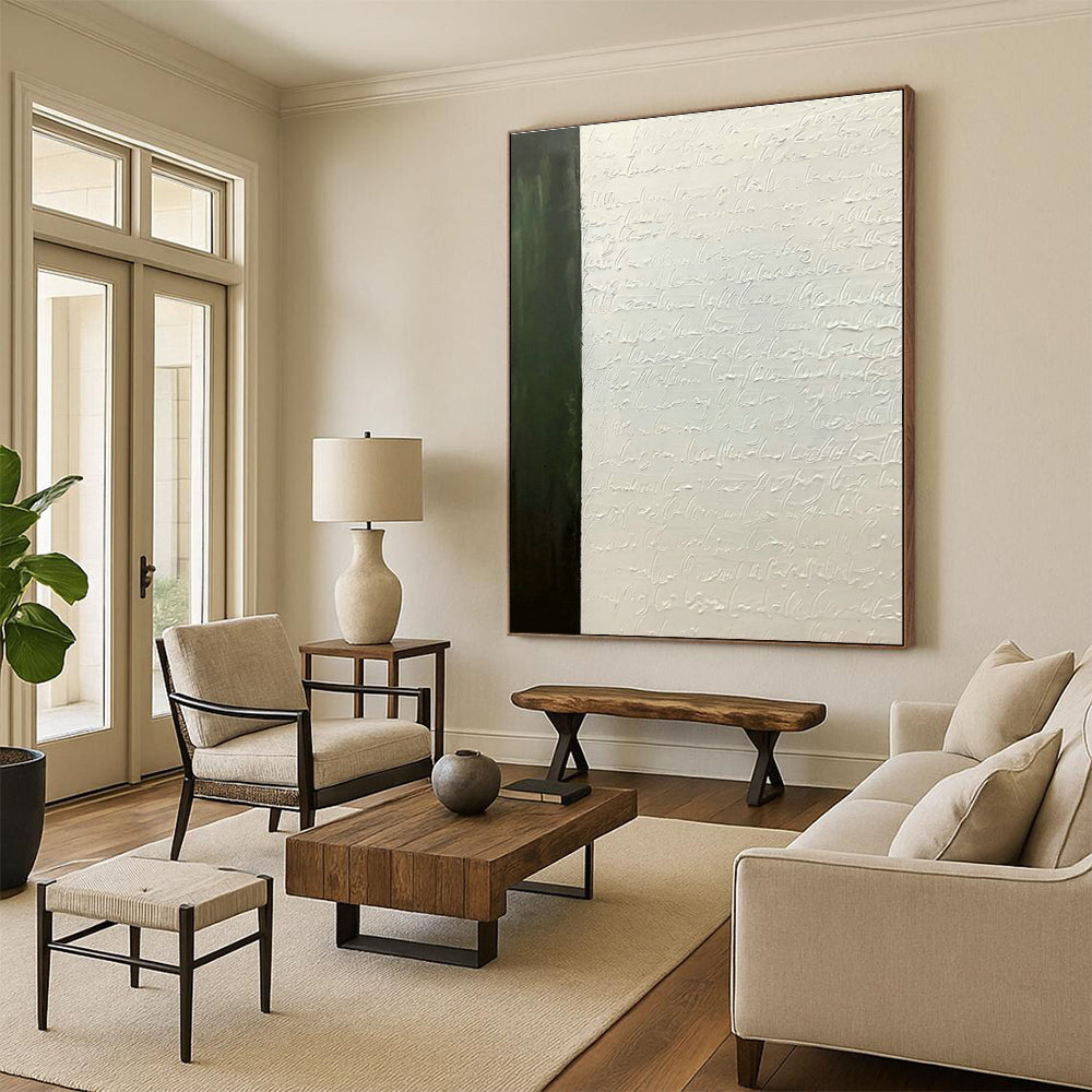 Oversized Custom Abstract Painting for Bedroom & Hallway DLZ1188
