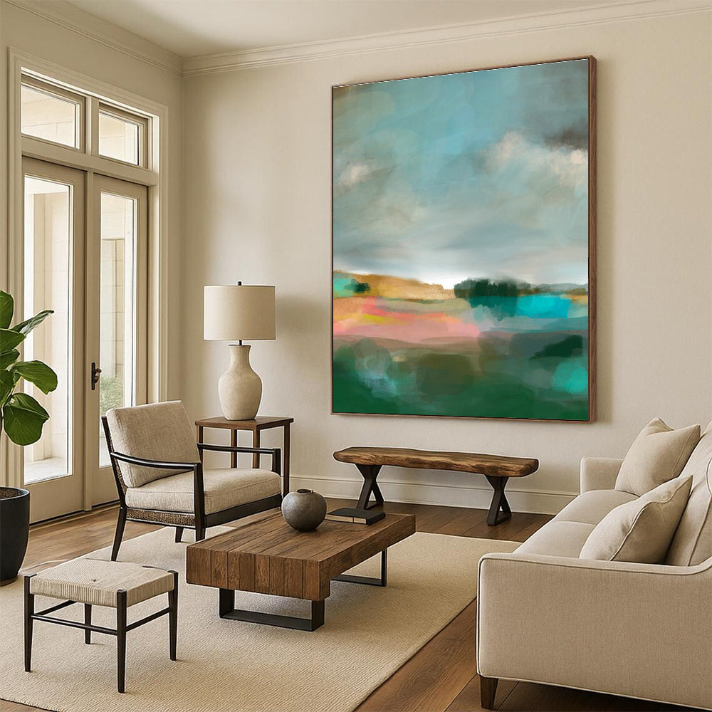 Oversized Abstract Murals for Office and Hallway DLZ0640