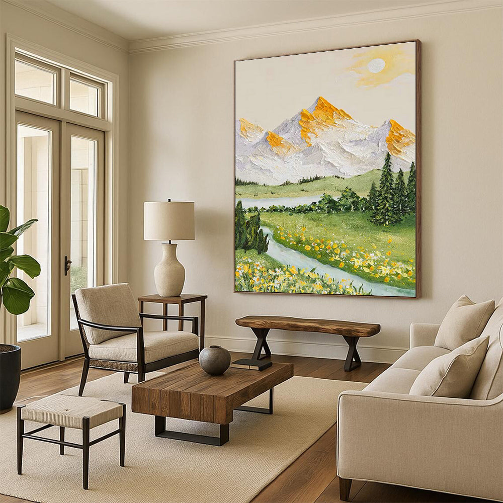 Gigantic Tailored Abstract Wall Art for Entryway & Dining Room DLZ1044