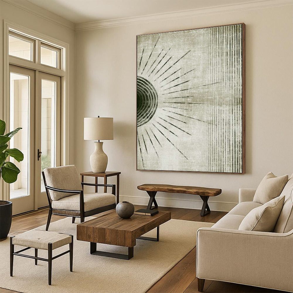 Large - Scale Handmade Abstract Panels for Dining Room & Living Room DLZ1371