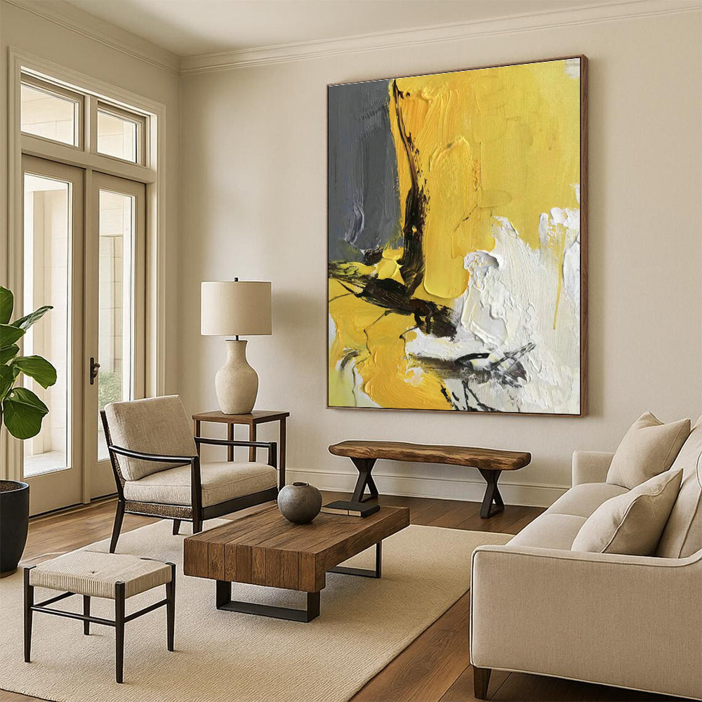 Ample, UV - Protected Custom Hand - Painted Abstracts for Cottage Longevity DLZ0471
