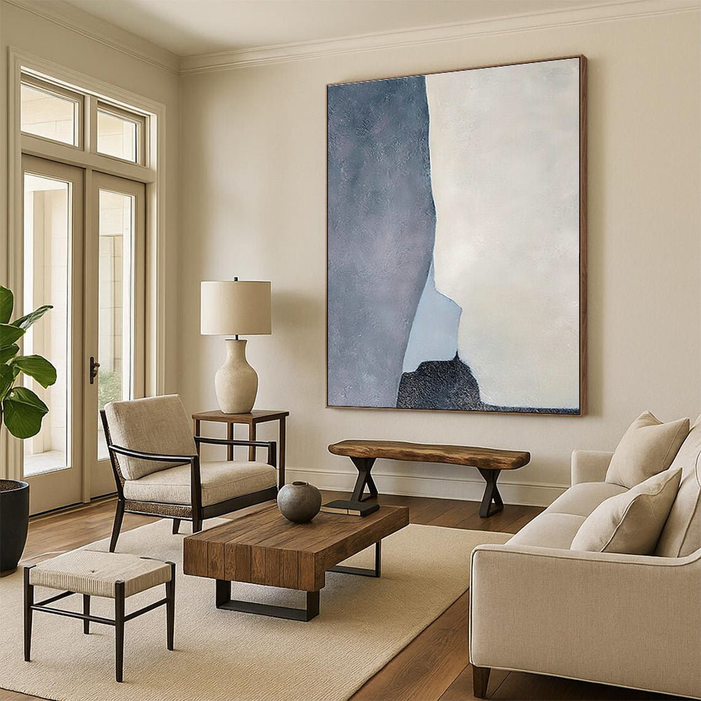 Gargantuan Extent Custom-Built Handmade Abstract Painting for Living Room & Bedroom DLZ2239