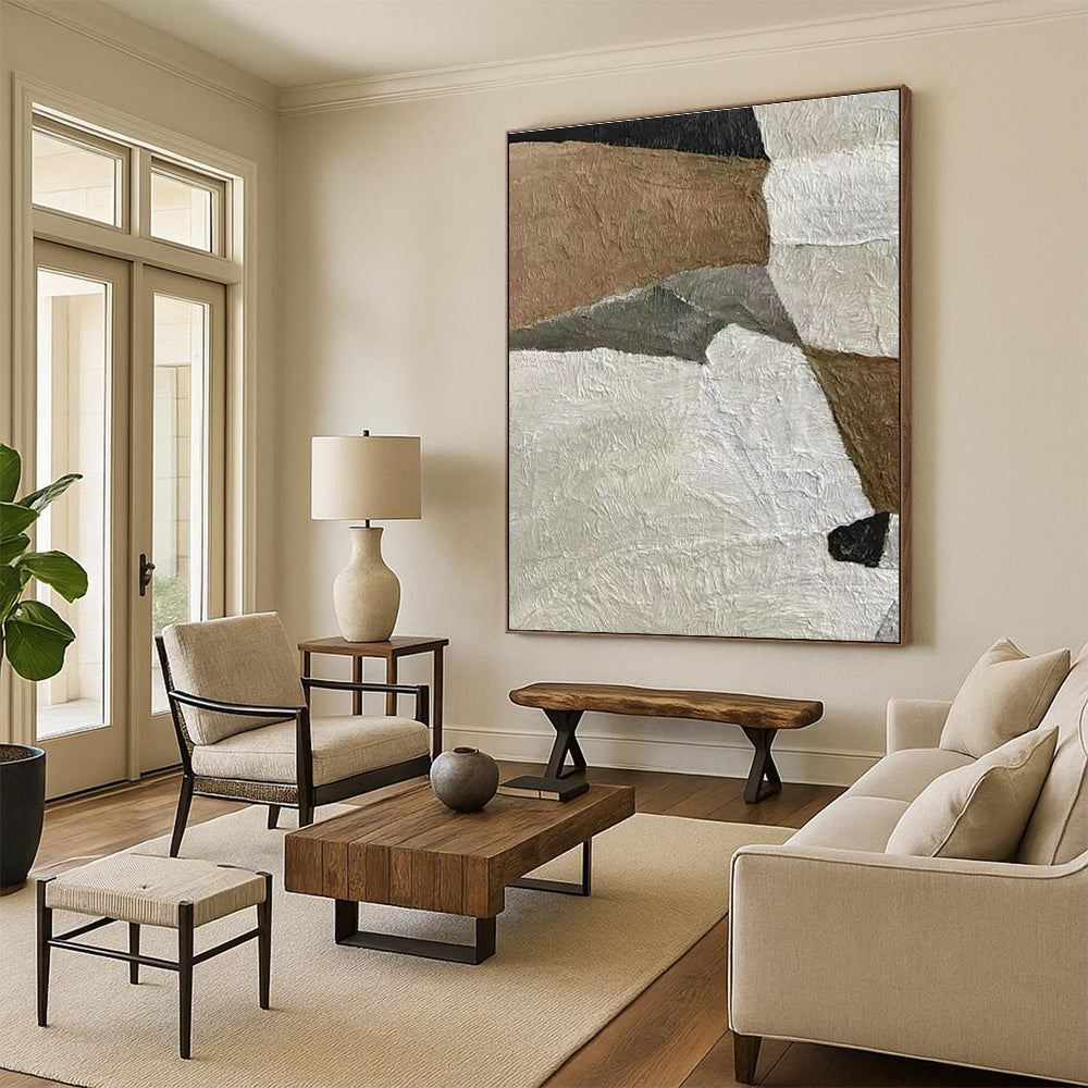 Gigantic Custom Abstract Canvas for Bedroom & Dining Room DLZ1147