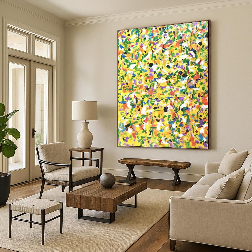 Ginormous Custom - Made Abstract Canvas for Hallway & Living Room DLZ2271