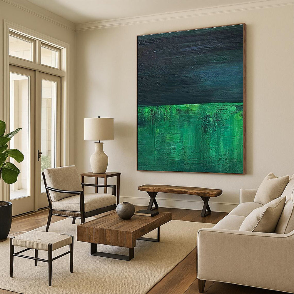 Extra-Large Hand-Crafted Abstract Art for Office & Cottage Hallway DLZ1208