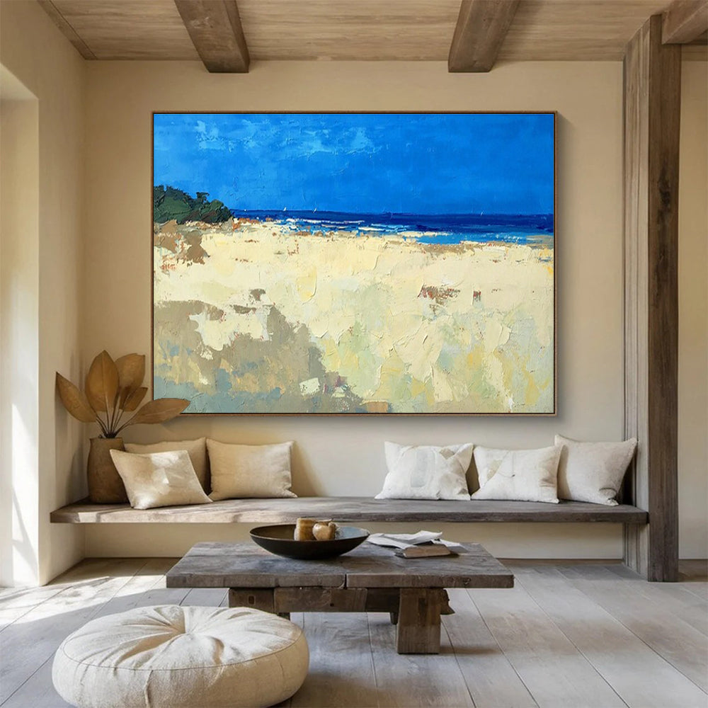 Minimalist Beach Abstract Painting THY427