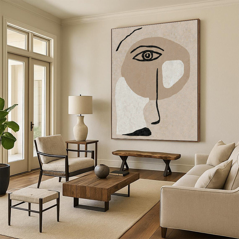 Extra - Large, Custom - Built Hand Painted Abstract Wall Decor for Office & Hallway DLZ2051
