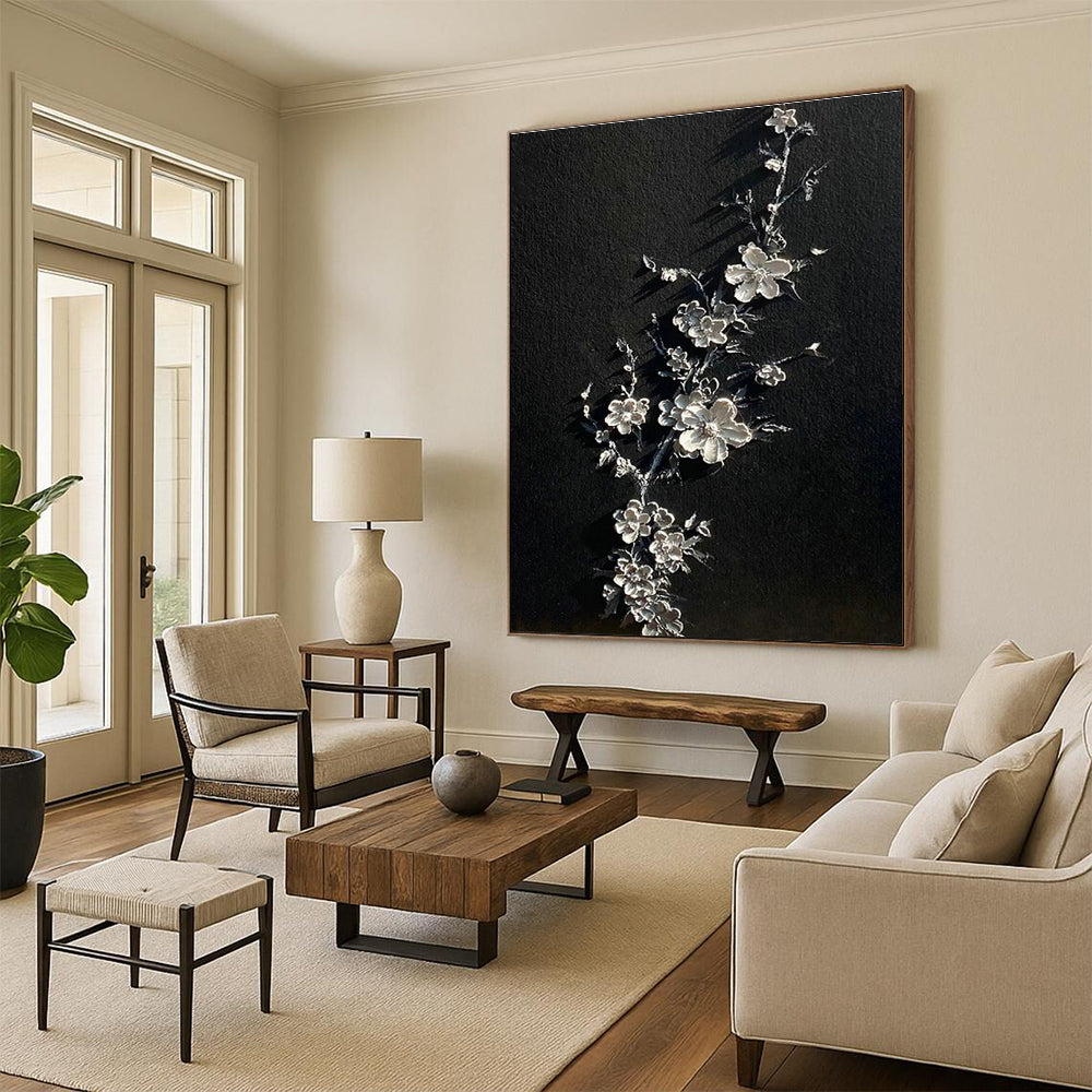 Gigantic Custom-Designed Hand Painted Abstract Wall Decor for Cottage & Living Room DLZ2243